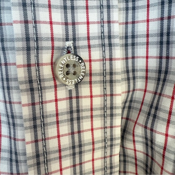 ARIAT Relentless Men's Plaid Long Sleeve Button-Up Shirt L Multicolor Casual - Picture 5 of 13